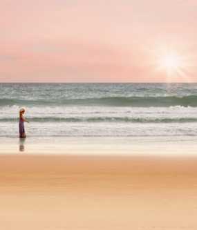 child on the beach