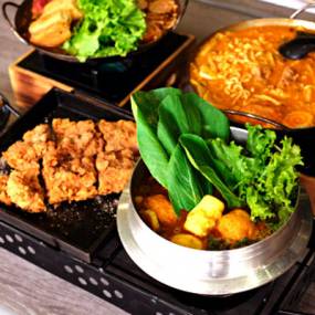 double pots food