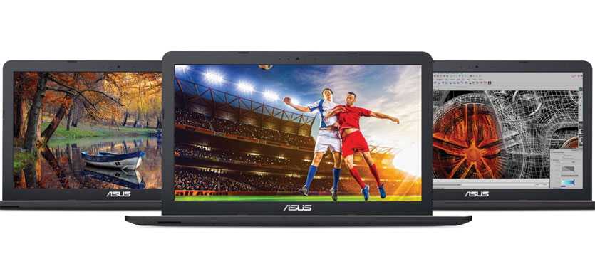 front view asus x540lj