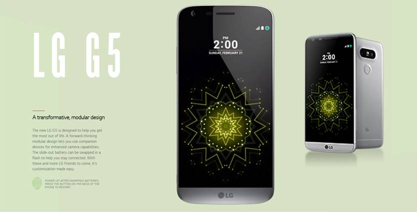 lg g5 se